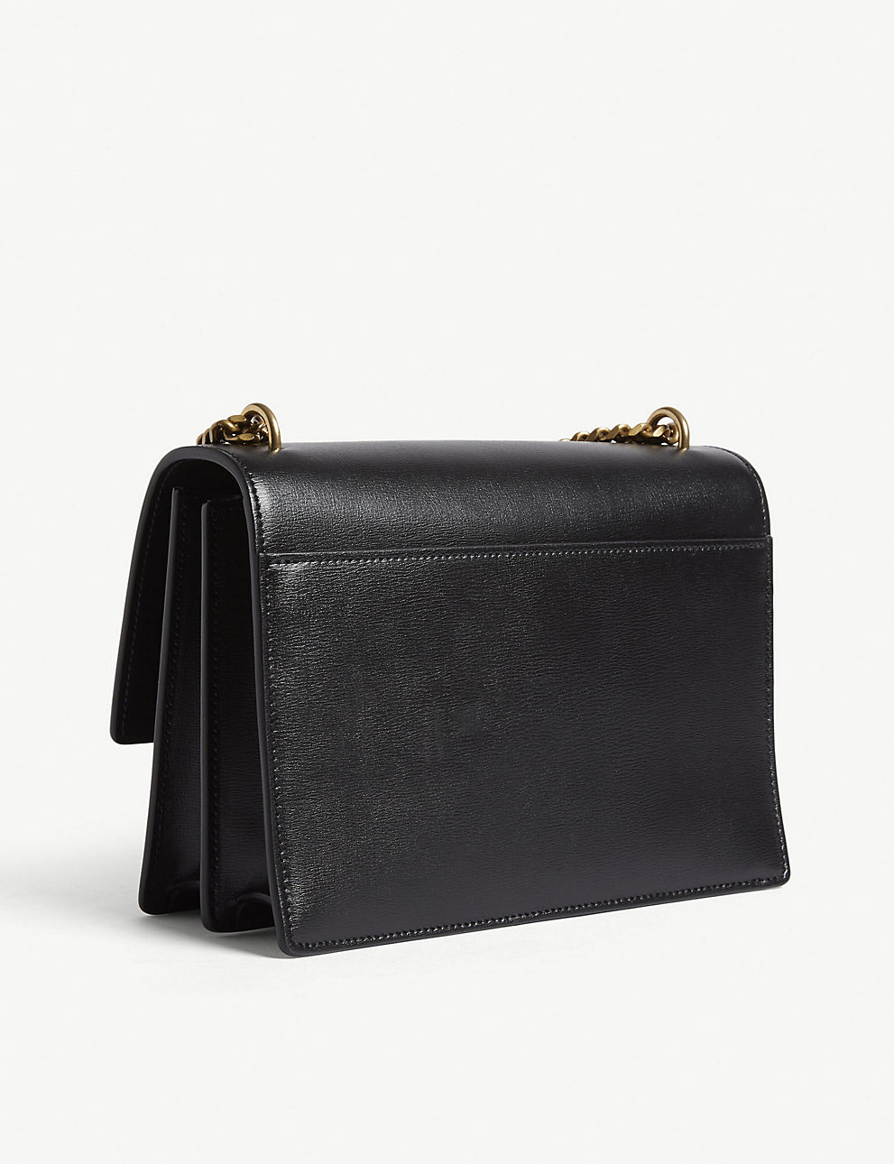 SAINT LAURENT Sunset medium leather cross-body bag BLACK – Top