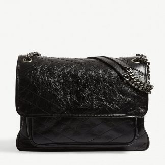 SAINT LAURENT Kate small leather shoulder bag BLACK – Top Quality