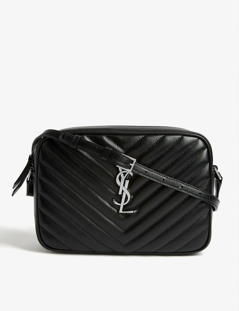 all black ysl camera bag